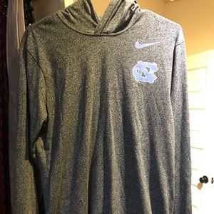 Nike Long Sleeve Hooded Tee UNC Tar Heels Size S